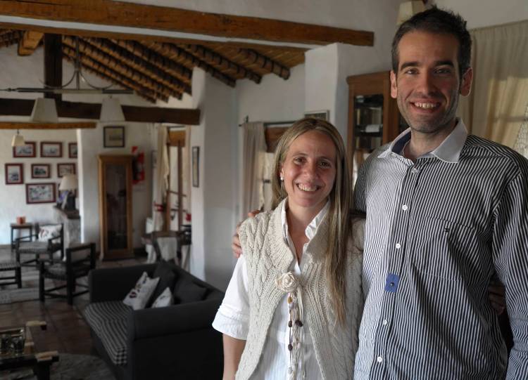 Inés Frías Silva, de Estancia Las Carreras, y Edgardo Fábrega